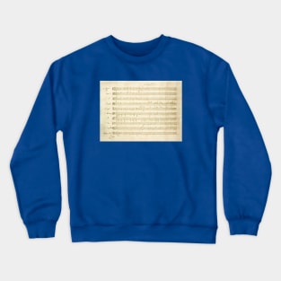 Haydn | Symphony | Original manuscript score Crewneck Sweatshirt